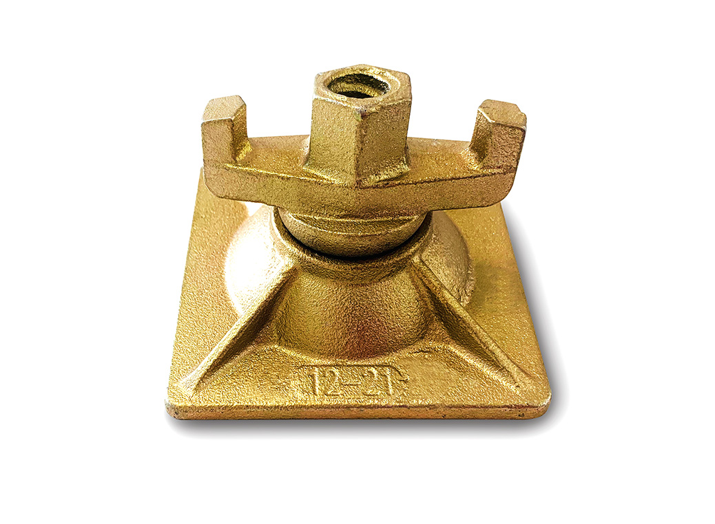 Concrete wall Formwork Slope nut formwork accessories 120mmX120mm with 200KN high quality